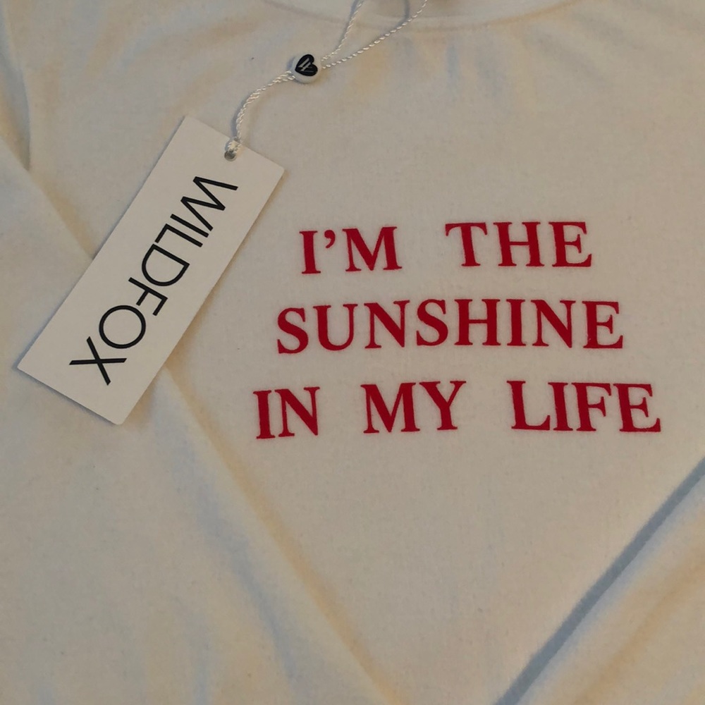 Wildfox Sweatshirt-I’m the Sunshine in My Life - Picture 2 of 4